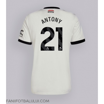 Manchester United Antony #21 Tricou Fotbal Replică 2024-25 Barbati Treilea